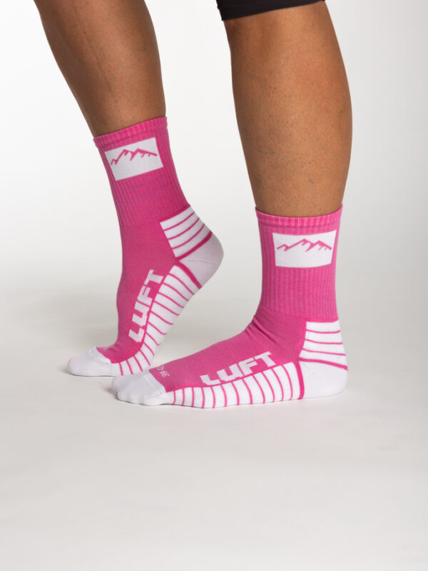 Bombažne LUFT nogavice, roza