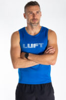 MOŠKA ACTIVE DRY ŠPORTNA MAJICA - BREZ ROKAV MODRA