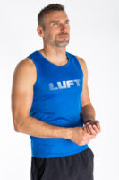 MOŠKA ACTIVE DRY ŠPORTNA MAJICA - BREZ ROKAV MODRA