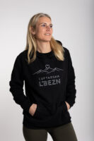 Pulover s kapuco “LUFTARSKA L'BEZN, črn