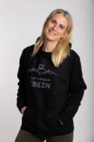 Pulover s kapuco “LUFTARSKA L'BEZN, črn