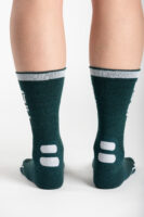 Zimske MERINO nogavice, zelene/ bele