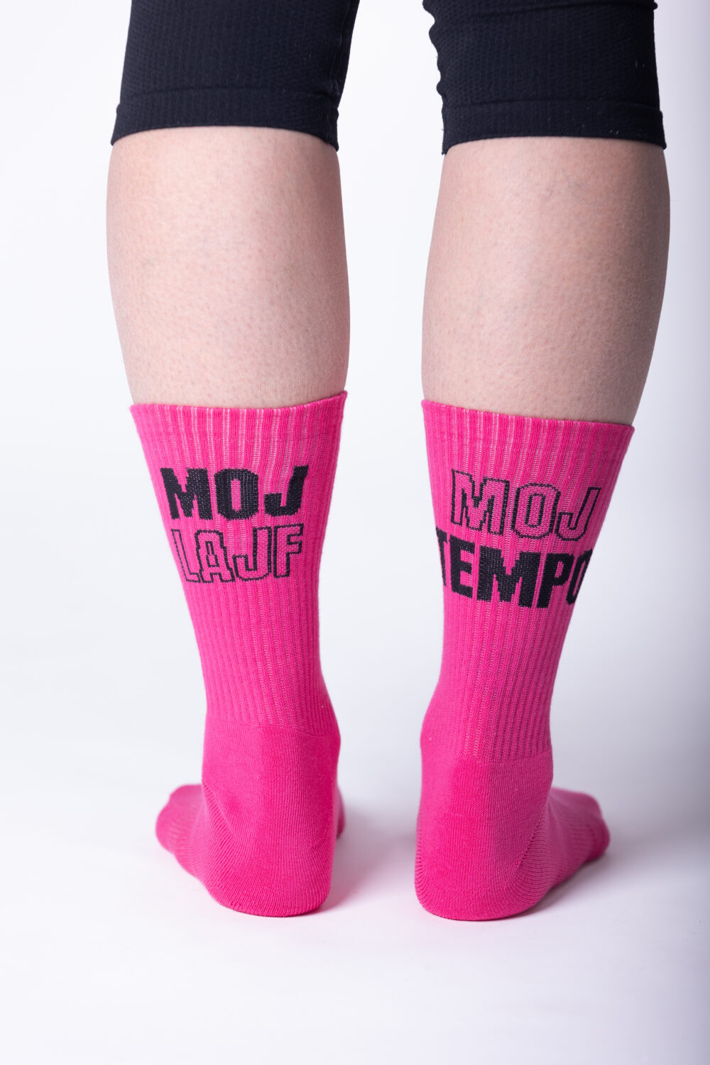 Moj lajf, moj tempo multisport nogavice, roza