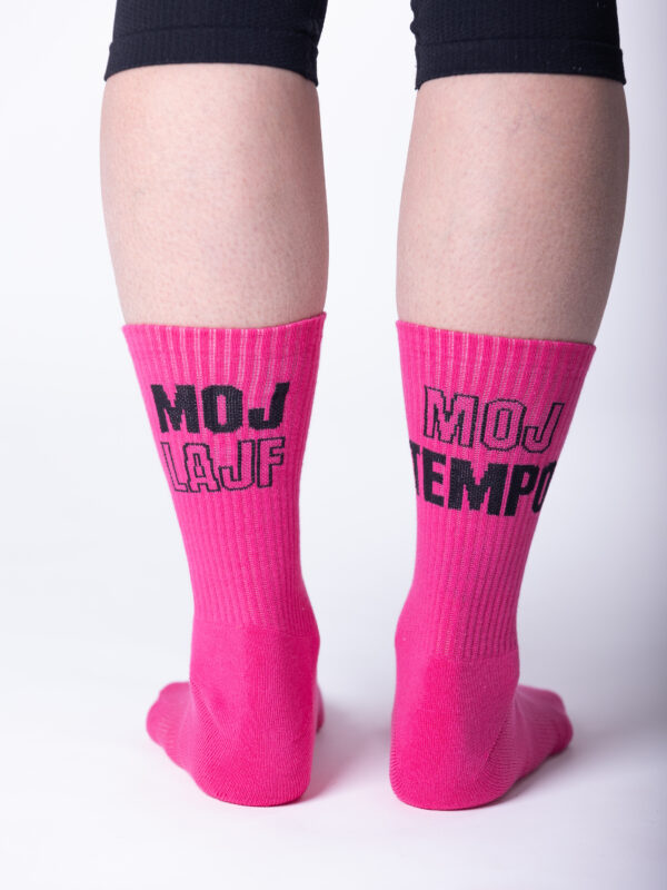 Moj lajf, moj tempo multisport nogavice, roza