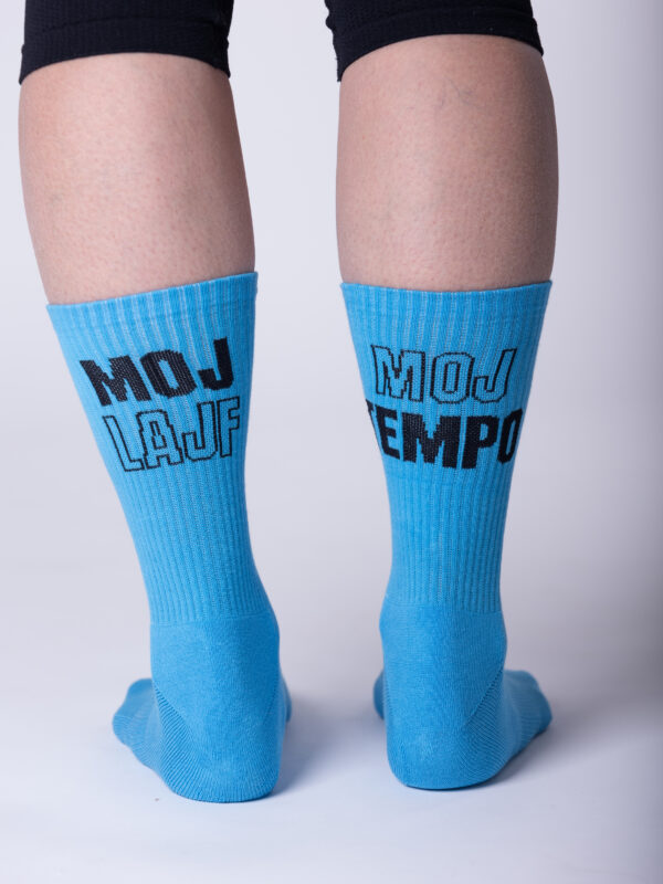 Moj lajf, moj tempo multisport nogavice, modre