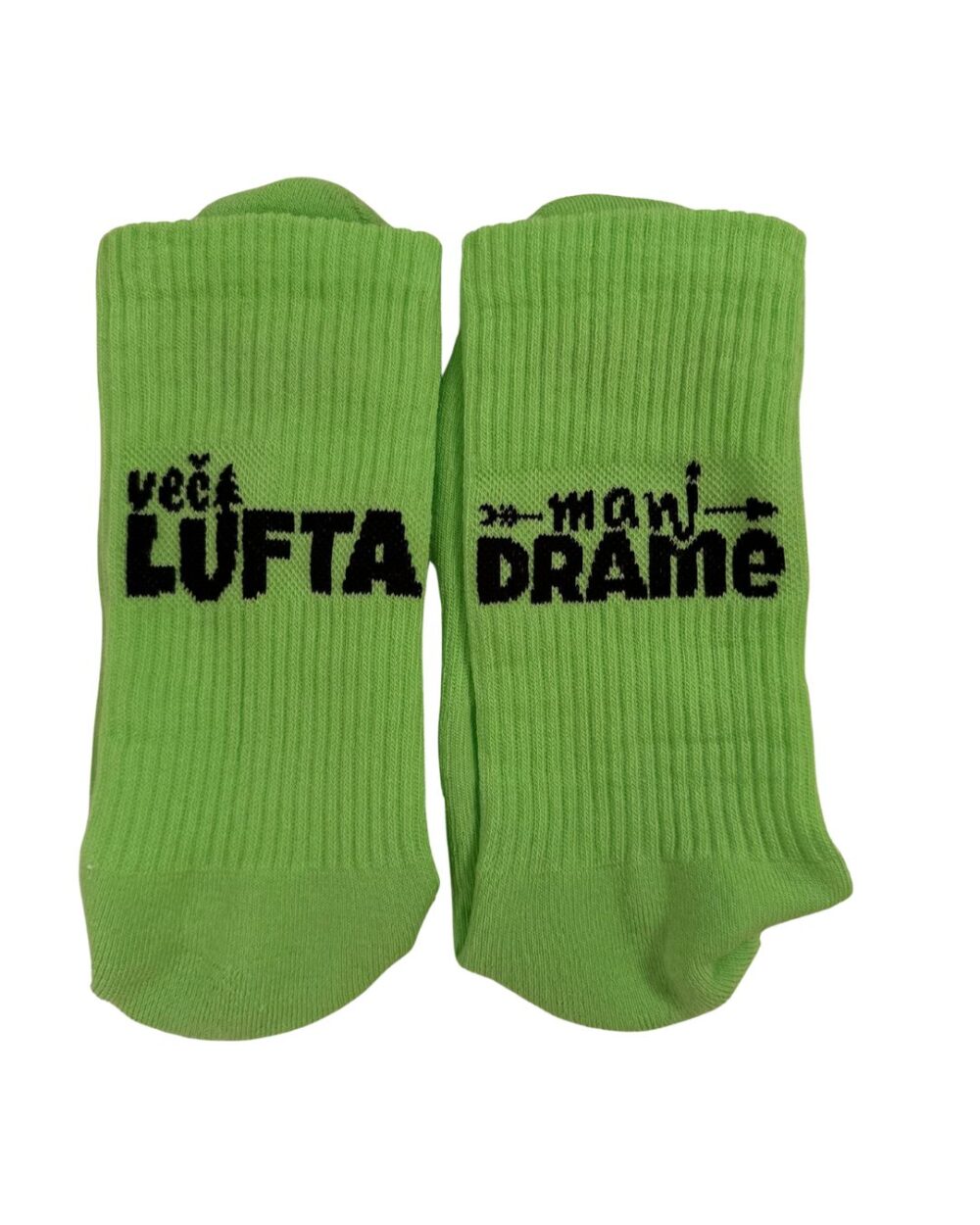 Več lufta, manj drame multisport nogavice, zelene