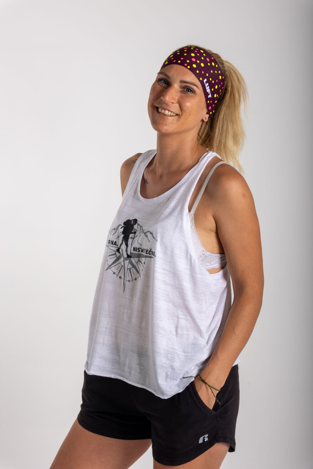 Trak za ušesa Active, Bordo -pike