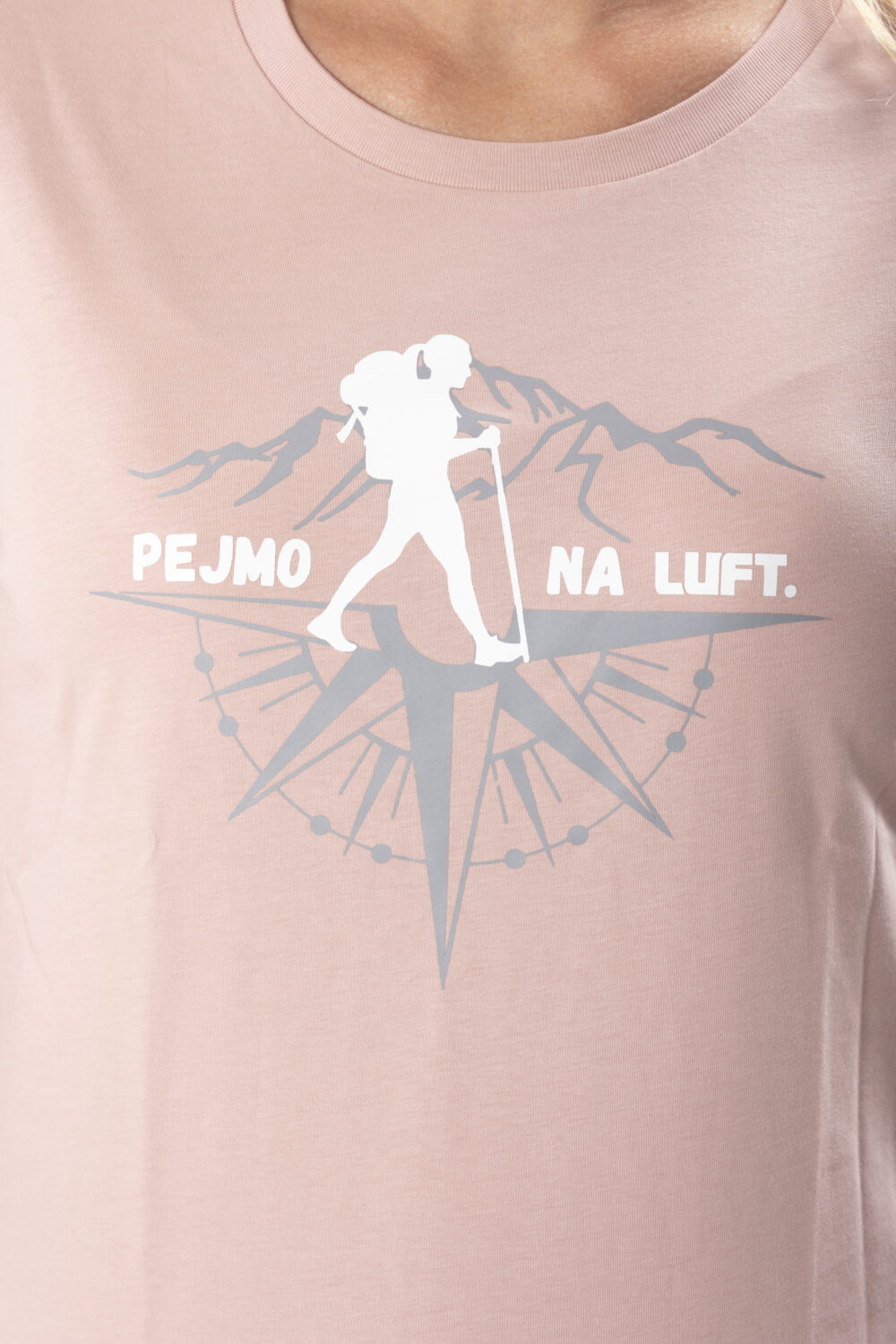 Ženska majica Casual, Pejmo na luft, baby roza
