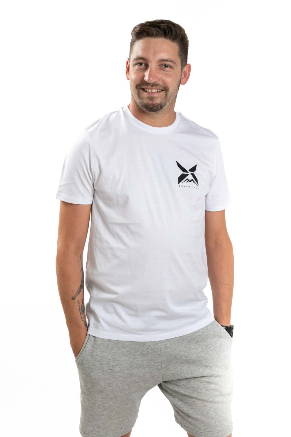 Luft ESSENTIAL majica- bela ( Unisex)
